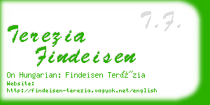 terezia findeisen business card